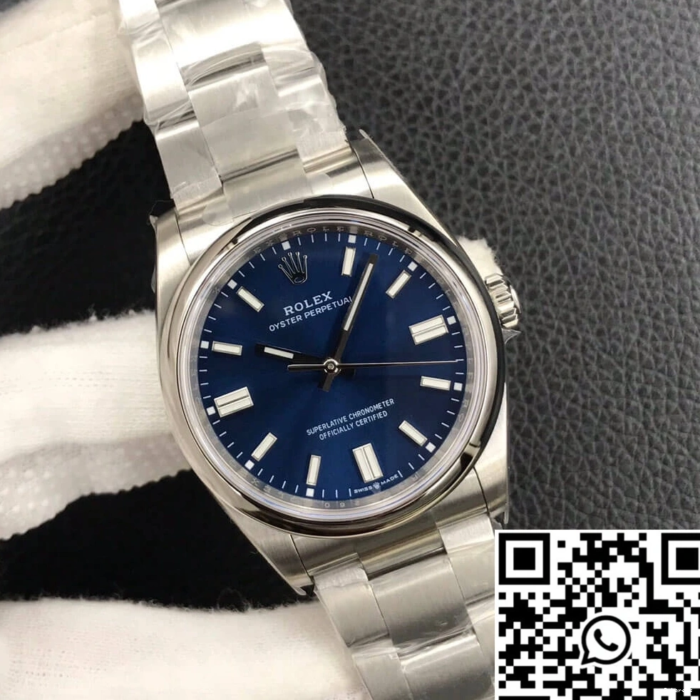 EW M126000-0003 Perpetual 36MM Blue Rolex Factory Dial Oyster 0106